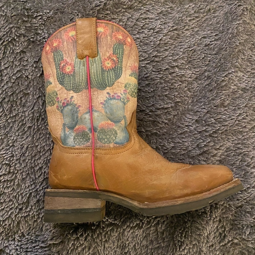 ROPER Big Girls Prickly Cactus Cowboy Boots - Picture 4 of 12
